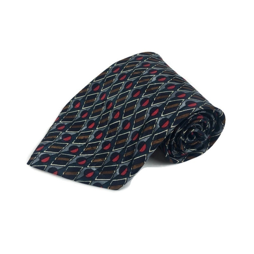 City One Mens Tie, Black Red